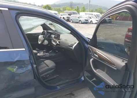 2024 BMW X3 xDrive30I из США, поврежденный, VIN 5UX53DP00R9W81214